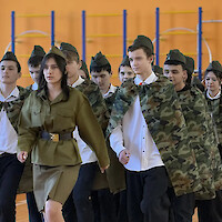 Смотр строя и песни "Служу Отечеству"